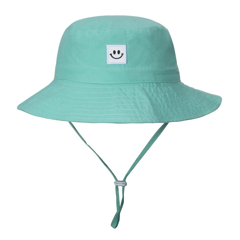 MaxNova Infant Sun Hat Beach Bucket hat for Girls 0-6 Months - Image 3